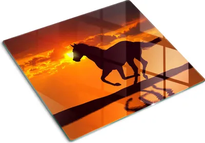Immagine prodotto di Copertura per piano cottura – Copertura per piano a induzione – Piano di vetro protettivo – 60x52 cm – Piani di vetro protettivi per fornelli – Vetro temperato – Cavallo solare