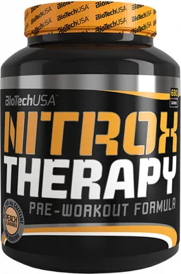 Obrázok produktu pre BioTech USA Nitrox Therapy 680 g brusnica / Predtrningov stimulanty / Siln predtrningovka pln innch ltok