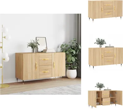 Obrázek produktu pro vidaXL Příborník Sonoma dub 100x36x60 cm materiál na bázi dřeva - Příborníky