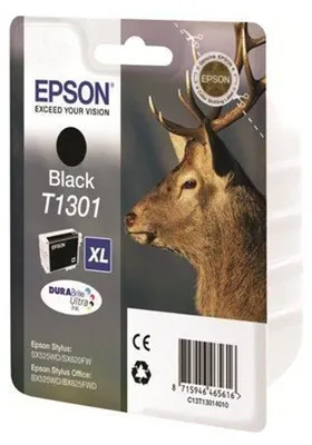 Immagine prodotto di EPSON T1301 Black Ink Cartridge - Deer (C13T13014012)