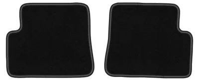 Image de Tapis arrière en moquette pour Saab 9-3 I 1998-2003 (cabriolet) – 2 pièces, noirs, sur mesure – Wielganizator LUX