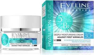 Produktbild von Eveline Cosmetics - Gesichtscreme - Hyaluron Clinic Day And Night Cream 30+