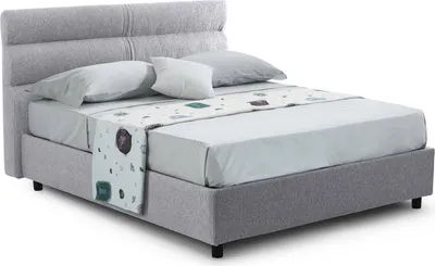 Produktbild von Bedero - Doppelbett, Grau, Inklusive Matratze,  Italy