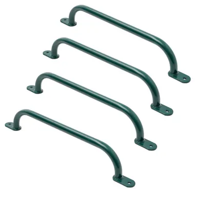 Image de TRIBECCO Prises d'escalade pour aire de jeux, structure d'escalade, lit surélevé & mur d'escalade intérieur (550 mm vert, 4 pièces)