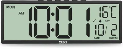 Produktbild von Digitale Wanduhr 14,5 Zoll mit Kalender und Temperaturanzeige