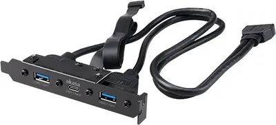 Produktbild von AKASA - USB 3.1 gen 2 typ C a 2xTyp A 3.0 záslepka