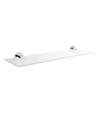 Produktbild von SMEDBO Badezimmerkonsole TIME Badablage Badregal Ablage 60 cm chrom Glas YK347