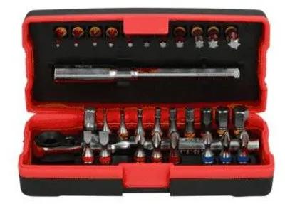 Image de KS TOOLS Jeu de tournevis (embouts) 918.3015 Acier au chrome-vanadium 204g