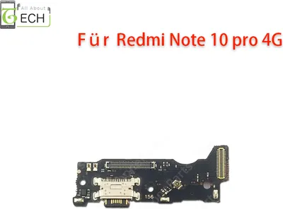 Produktbild von Ladebuchse für Xiaomi Redmi Note 10 Pro 4G Anschluss Connector Flex USB