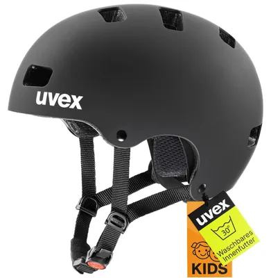 Produktbild von Uvex Kinder Fahrradhelm KID 2 CC black matte : 55-58 Größe: 55-58