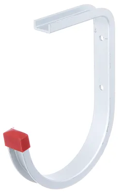 Produktbild von Alberts Deckenhaken | gebogen | Aluminium | Hakentiefe 130 mm | Gesamthöhe 170 mm | 10er Set