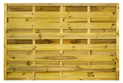 Produktbild von Ligna Gard Dichtzaun Lausanne gerade 180x120 cm Holzzaun Kiefer Kesseldruckimprägniert 44x44 mm Rahmen