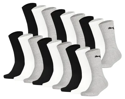 Produktbild von PUMA Kinder Socken, 18er Pack - Sport Crew Sock,Tennissocken, ECOM Mehrfarbig 31-34