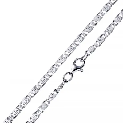 Produktbild von MATERIA S-Panzerkette Silber 925 diamantiert - 3mm Halskette Damen Herren 40 45 50 60 70 80 cm K45
