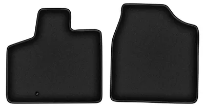 Immagine prodotto di Tappetini anteriori in moquette per Chrysler Voyager V 2008-2016 (monovolume) – 2 pezzi, neri, su misura – Wielganizator DURBAN