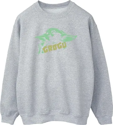 Produktbild von Star Wars - "The Mandalorian The Child" Sweatshirt für Herren BI46656 (L) (Grau)