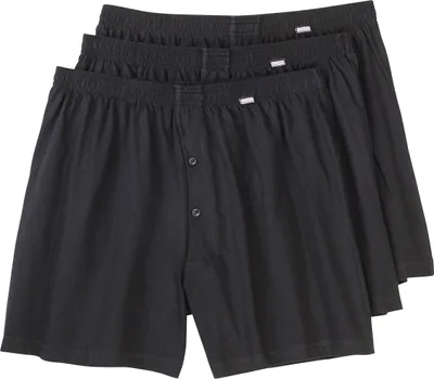 Produktbild von Adamo Übergrößen Boxershorts schwarz 3er-Pack