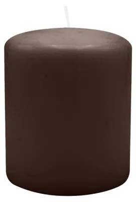 Zdjęcie produktu dla Świece filarowe 120 x Ø 100 mm, czekoladowe, 4 sztuki
