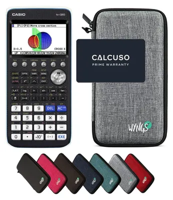 Produktbild von Casio fx-CG50 inkl. WYNGS Schutztasche Hellgrau - Grafikrechner - Basic Set