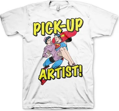 Imagen del producto de Superman, el conquistador: Talla grande, color blanco