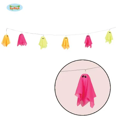 Produktbild von Bunte Geister LED Halloween Dekoration ca. 180 cm