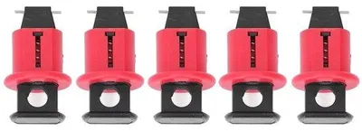Image de Disjoncteurs à 5 positions pour fusibles monophasés et polyphasés - Accessoires de fixation et de verrouillage pour cartes électroniques