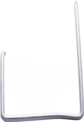 Produktbild von DAPRONA Sturmklammern Typ U 50/40/20mm, 100 Stück Silber