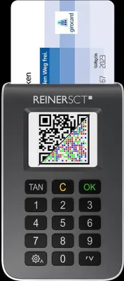Produktbild von Reiner SCT tanJack photo QR, Grau, Weiß, TFT, 4,5 cm (1.77"), 128 x 160 Pixel, CMOS, Alkali