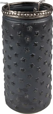 Immagine prodotto di Portacandele Clayre & Eef Ø 6x13 cm in vetro grigio