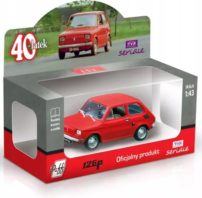 Zdjęcie produktu dla Fiat 126P czterdziestolatek czerwony
