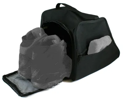 Productafbeelding van Laarzentas wandellaarzen - Schoentas buiten - Waterafstotend - 33 x 24,5 x 28 cm - Zwart