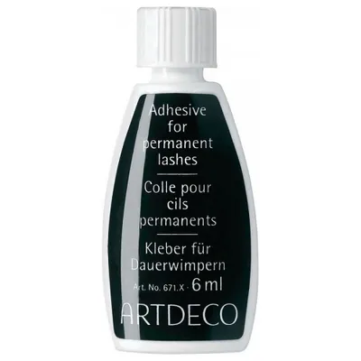 Obrázok produktu pre ARTDECO Adhesive For Permanent Lashes, METHOXYISOPROPYL ACETATE, ALCOHOL DENAT., NITROCELLULOSE, Put a drop of glue onto a piece of foil. Use tweezers to remove an individual lash from the box..., 1 kusov
