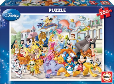 Obrázok produktu pre Educa Borras - Puzzle Disney Parade 200 elementw - Oficjalny produkt premium
