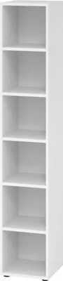Produktbild von bümö smart Aktenregal - 6 Ordnerhöhen - Nachbildung: Weiß