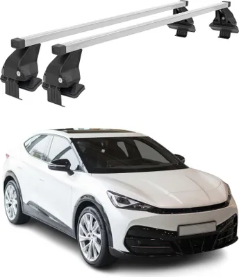 Image de Menabo Barres de toit de base pour Cupra Tavascan 2024-2025 acier gris 2pcs