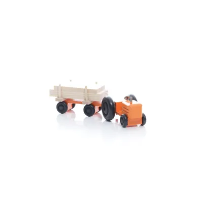 Produktbild von Holzspielzeug Traktor mit Langholz HxBxT 3,5x7,5x3cm NEU