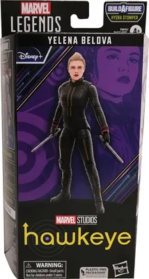 Obrázok produktu pre Hasbro F65415X00 Marvel Legends Series Hawkeye Yelena Belova Bojové tyče Pohyblivá akčná figúrka Zberateľská figúrka s príslušenstvom