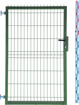 Zdjęcie produktu dla FURTKA 150cm zielona PANELOWA RAL6005 ogrodzeniowa 153cm