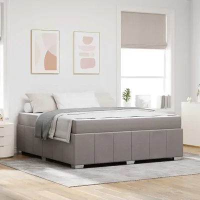 Immagine prodotto di Maison Exclusive - Struttura letto color tortora, 180 x 200 cm, rivestita in tessuto