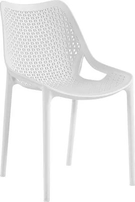 Image de Chaise de restaurant en POLYPROPYLENE Blanc pour Exterieur