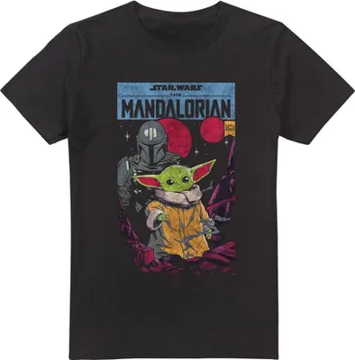 Produktbild von Star Wars: The Mandalorian - T-Shirt für Herren TV5179 (L) (Schwarz)