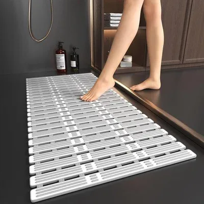 Produktbild von Famanu Badmat Antirutsch 90 x 40 cm - Doppelseitige Duschmatte mit Saugnäpfen, Maschinenwaschbar