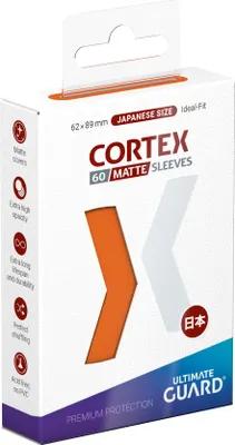 Produktbild von Ultimate Guard Cortex Sleeves Japanese Size Matte Orange (60)