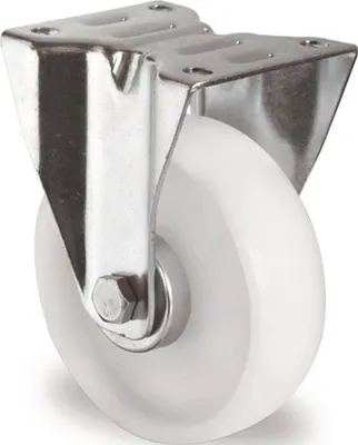 Immagine prodotto di Ruota fissa Ø 125 mm Portata 250 kg Piastra in poliammide L105xL80 mm