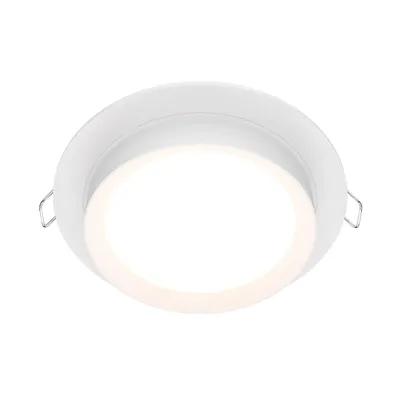 Image de Luminaire encastré, rond, blanc, douille GX53, diamètre 11cm