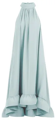 Produktbild von APART Fashion Damen Babydoll Chiffon Kleid, hoher Halsausschnitt, asymmetrischer