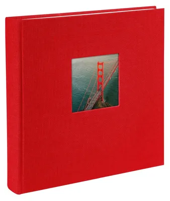Produktbild von Omgoods – Fotoalbum mit Fenster, 25 x 25 cm, für 180 Fotos