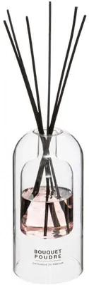 Image de Diffuseur de parfum avec 6 bâtonnets - 150 ml - Parfum bouquet poudré