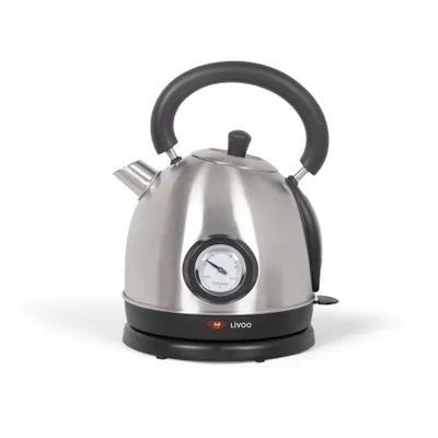 Produktbild von Livoo Wasserkocher mit Temperaturregelung 1,8 L 1800 W Silbern