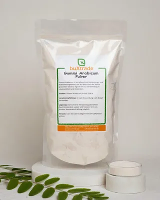 Produktbild von 1 kg Gummi Arabicum | Gummar HT Ballaststoff | Gum spühgetrocknetes Pulver